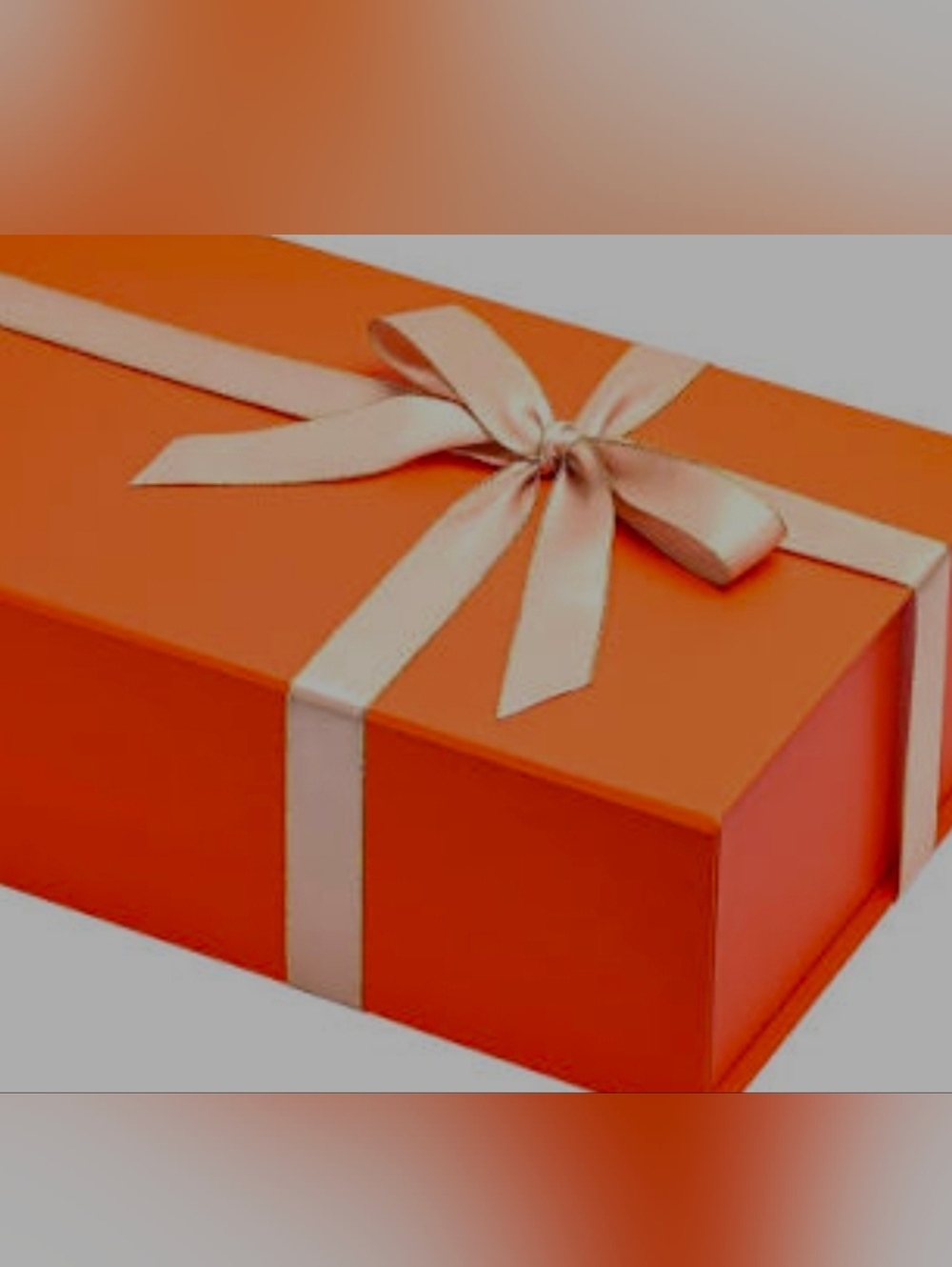 Orange Gift Box.